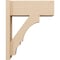 Ekena Millwork 7 1/2-in W x 18-in D x 22-in H Balboa Block Rough Cedar Woodgrain TimberThane Outlooker, Primed Tan OUTUR075X18X22BOA44RCPR - alternate 5